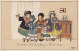 Drittes Reich Künstler-Ansichtskarte/Postkarte/signiert P.Ebner./Pauli Ebner/Herzlichen ... -