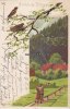 Deutsches Reich 1901 Künstler-Ansichtskarte/Postkarte/signiert Mailick/Alfred Mailick/Fröhliche ... 2