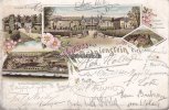 Diez (Lahn) Litho/Gruss aus Oranienstein b/Diez (Lahn)/Schloss Oranienstein, Rückseite/... -