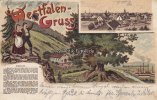 Lippstadt Litho/Westfalen-Gruss/Lippstadt/Westfalenlied.  1901 3