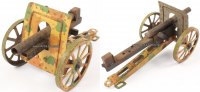 Deutsches Reich Blechspielzeug/Blechkanone mit Tarnfarbe -