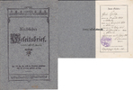 Altena 1915 Kirchlicher Geleitsbrief. 2