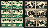Kitzingen/Bayern 6 X 50 Pf Stadt -