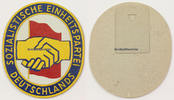 DDR Schild / Aufhänger / SED / Sozialistische Einheitspartei Deutschlands -