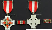 Nordrhein-Westfalen Feuerwehr-Ehrenzeichen / 1. Stufe mit Bandspange -