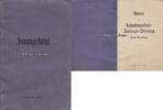 Arnsberg Statut der Schuhmacher=Zwangs=Innung und Nachtragsblatt 1926 / Kreis Arnsberg -