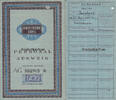 Serkenrode / Meschede 1945 - 1949 Britische Zone / Personalausweis von Mathilde Bergmann 2-3