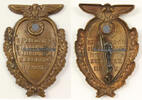  1933 Drittes Reich / Meschede / Sauerland Veranstaltungsabzeichen / SA - Aufmarsch Standarte - 220 u. Kreisparteitag ... 2-3