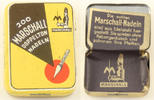 Deutsches Reich O.J. Grammophon Nadeldose,200 MARSCHALL DOPPELTON NADELN 2-3