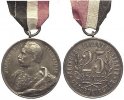 Preussen um 1898 Medaille/25.jähriges Jubileum des Krieger&Landwehrvereins Gelsenkirchen aEF