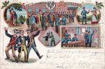 Deutsches Reich Ansichtskarte Gruss von der Musterung -
