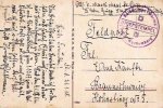 Deutsches Reich 1918 Ansichtskarte mit Feldpoststempel, Kaiserliche Marine,S.M.S.Württemberg 3