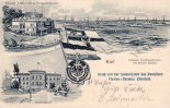 Kiel(2300)Wuppertal Elberfeld(5600) 1909 AK./Kiel/Gruß von der Sonderfahrt des Deutschen Flotten-Vereins Elberfeld 2