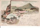 Lausche(8800 Ost)Niederlichtenwalde 1899 Lithographie/Gruss von der Lausche 2