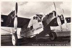 Deutsches Reich Ansichtskarte/3-motoriger Rohrbach-Roland der Deutschen Luft Hansa. -