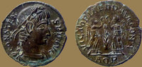 Rome AE3/4 Constans VICTORIAE DD AVGGQ NN Aquileia -