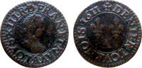 FRANCE Denier Tournois 1611 A Louis XIII - assez rare ss 45,00 EUR  Excl. 9,45 EUR Verzending