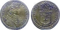Nuremberg Rechenpfennig LOVIS XIV - Lazarus Gottlieb Lauffer -