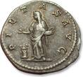 ROMAN EMPIRE AR silver antoninianus circa 218-220 A.D. Julia Maesa, Rome mint - scarce, only antoninianus type struck for her - ZF+ / EF-steelgrey toning with hints of gold irrid