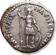 ROMAN EMPIRE AR silver denarius circa 164-165 A.D. Marcus Aurelius, Rome mint - P M TR P XIX-IMP II COS III, Mars right - ZF+ thin flan crack