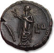 ROMAN EMPIRE BI tetradrachm circa 266-267 A.D. Cornelia Salonina, Alexandria dated RY 14 - Ex Busso Peus Auktion 323, nov 1988 PR / PR+ nearly as minted, beautifully toned