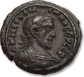 ROMAN EMPIRE 23mm BI tetradrachm circa 245-246 A.D. Philip I The Arab, Alexandria - Ex Dr. Busso Peus Auktion 323, november 1988- PR / PR+ nearly as minted
