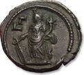 ROMAN EMPIRE 23mm BI tetradrachm circa 245-246 A.D. Philip I The Arab, Alexandria - Ex Dr. Busso Peus Auktion 323, november 1988- PR / PR+ nearly as minted