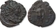ROMAN EMPIRE AE/BI antoninianus Tetricus I, Romano-Gallic Emperor, Trier or Cologne mint - SPES PVBLICA - -