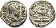 ROMAN EMPIRE AR silver denarius Septimius Severus, Rome mint - INDVLGENTIA AVGG / IN CARTH Dea Caelestis - -