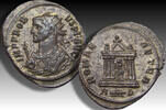 ROMAN EMPIRE AE/BI (silvered) antoninianus Probus, Rome mint 4th officina - ROMAE AETER, R (thunderbolt) Δ - -