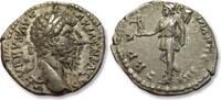 ROMAN EMPIRE AR silver denarius Lucius Verus, Rome mint - TR P V IMP II COS II, Roma - -