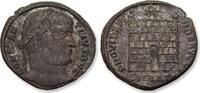 AE follis / nummus circa 327-328 A.D. ROMAN EMPIRE Constantine I, Antioch mint, 1st officina - PROVIDENTIAE AVGG, SMANTA - Ex Roma VF+ dark green...