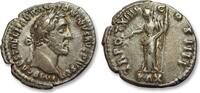 ROMAN EMPIRE AR silver denarius circa 150-151 A.D. Antoninus Pius, Rome mint ZF / ZF+ attractively toned