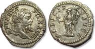AR silver denarius circa 202-210 A.D. ROMAN EMPIRE Septimius Severus, Rome mint - FELICITAS AVGG - ss+ / EF-attractive light steelgrey toning, hi...