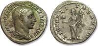 ROMAN EMPIRE AR silver denarius circa 226 A.D. Severus Alexander, Rome mint - LIBERALITAS AVG III - ZF+