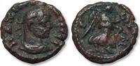 ROMAN EMPIRE 18mm BI tetradrachm Maximian / Maximianus, Egypt, Alexandria, dated RY 7 - Nike with wreath - -