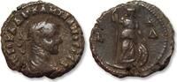 ROMAN EMPIRE 19mm BI tetradrachm Diocletian / Diocletianus, Alexandria mint dated RY 4 - Athena - scarce type! -