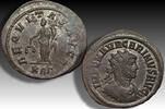 ROMAN EMPIRE AE/BI (silvered) antoninianus Carinus as Augustus, Rome mint 3rd officina - AEQVITAS AVGG / KAΓ - scarce ! -