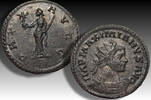 ROMAN EMPIRE AE/BI silvered antoninianus Maximan / Maximianus I, Lugdunum (Lyon) mint, first reign -