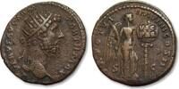 ROMAN EMPIRE 26mm AE dupondius Lucius Verus, Rome mint - TR POT VI IMP IIII COS II - -