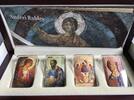 NIUE Set of 4x 2 dollar Silver 1 Oz coins 2012 Andrei Rublev 4 x 1 Oz Silver Coin Set - religious Icons - limited edition