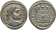 Argenteus  RÖMISCHE KAISERZEIT Maximianus Herculius, 285 - 310 n. Chr. Schöne Tönung. Vs. min., Rs. etw. größere Schürfspur. Gutes vz
