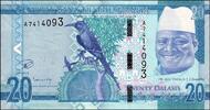 Africa GAMBIA P.33a - 20 Dalasis UNC -