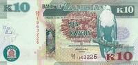 Africa ZAMBIA P.51a - 10 Kwacha UNC -