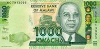 Africa MALAWI P.62a - 1000 Kwacha UNC -
