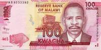 Africa MALAWI P.59a - 100 Kwacha UNC -