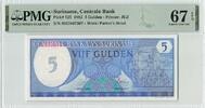 SURINAME P.125 - 5 Gulden PMG 67 EPQ -