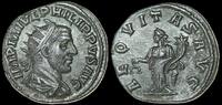 Philip I. AD 244-249. AR Antoninianus 20mm, 4.17 g. Antioch Aequitas -