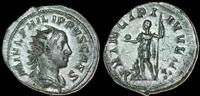 Philip II. As Caesar, AD 244-247. AR Antoninianus 21mm, 4.38 g. Rome Emperor -