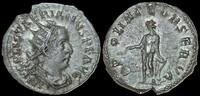 Valerian I. AD 253-260. AR Antoninianus 21mm, 3.29 g. Rome Apollo -